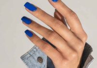 Trend Blue Nails: styling and care for trendy hands